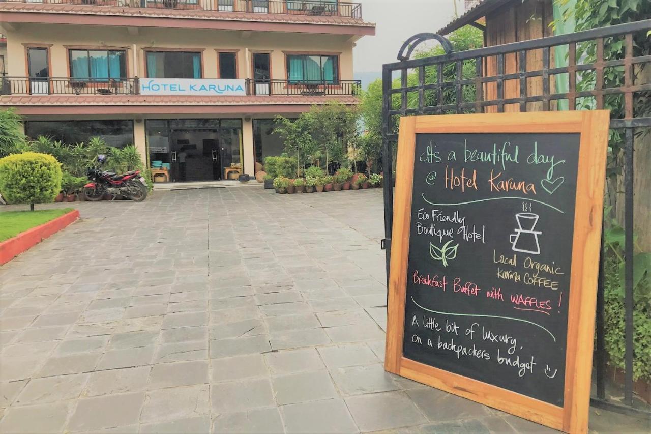 Hotel Karuna Pokhara Bagian luar foto
